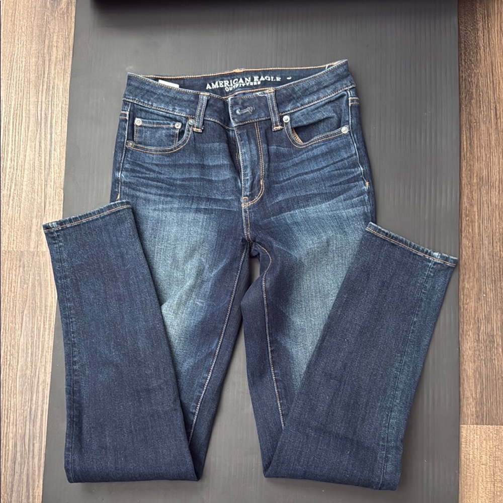 American Eagle Outfitters Blue Straight Jeans